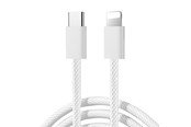 USB kaapelit - Joyroom S-A45 Ben Series 30W Cable (USB-C - Lightning) Braided 1m - White - S-A45_CL_W