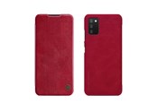 Puhelin - Kannet ja kotelot - Nillkin Qin Leather Holster Case for Samsung Galaxy A03s Red - 6902048222229