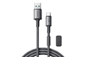USB kaapelit - Joyroom S-A50 Unlimited Series 3A USB-A - USB-C Cable with Magnetic Organizer 1.2m - Gray - S-A50_AC