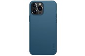 Puhelin - Kannet ja kotelot - Nillkin Super Frosted Shield Reinforced Case Cover for iPhone 13 Pro Max Blue - 6902048222984