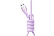 USB kaapelit - Joyroom S-A59 Vibrant Series 3A USB-A - USB-C Cable 1.2m - Purple - S-A59 A-C 3A 1.2m purple