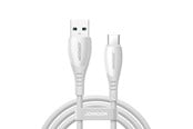 USB kaapelit - Joyroom S-A59 Vibrant Series 3A USB-A - USB-C cable 1.2m - white - S-A59 A-C 3A 1.2m white