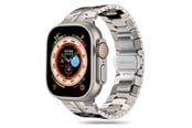 Smartwatch - Lisävarusteet - Tech-Protect Stainless Line Bracelet for Apple Watch 4 / 5 / 6 / 7 / 8 / 9 / SE / Ultra 1 / 2 (42/44/45/49 mm) - Titanium - 5906203699582