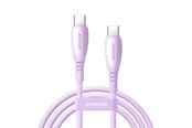 USB kaapelit - Joyroom S-A59 Vibrant Series 60W USB-C - USB-C Cable 1.2m - Purple - S-A59 C-C 60W 1.2m purple