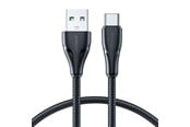 USB kaapelit - Joyroom Surpass Series A11 USB-A / USB-C 3A cable 0.25 m - black - S-UC027A11B1