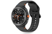 Smartwatch - Lisävarusteet - Tech-Protect  Silicone Strap for Samsung Galaxy Watch 40 / 44 / 46 mm - Black - 5906302331109