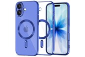 Puhelin - Kannet ja kotelot - Tech-Protect MagFlex MagSafe Case for iPhone 17 - Clear and Navy Blue - 5906302334650