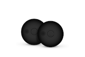 Turvallisuus - Housegard Luma Smart wireless series-connected smoke alarm incl. 10-year battery 2-pack, black - 601183