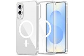 Puhelin - Kannet ja kotelot - Tech-Protect FlexAir Hybrid MagSafe Case for Samsung Galaxy S25 Edge - Transparent - 5906302363643