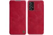Puhelin - Kannet ja kotelot - Nillkin Qin Leather Holster Case for Samsung Galaxy A73 Red - 6902048237674