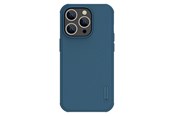 Puhelin - Kannet ja kotelot - Nillkin Super Frosted Shield Pro iPhone 14 Pro Max Case Back Cover Blue - 6902048248182
