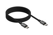 USB kaapelit - Vision Techconnect - USB-C cable - USB-C to USB-C - 1 m - TC 1MUSBCMAG/BL