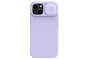 Puhelin - Kannet ja kotelot - Nillkin CamShield Silky Silicone Case iPhone 14 Plus Case Cover with Camera Cover Purple - 6902048249325