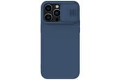 Puhelin - Kannet ja kotelot - Nillkin CamShield Silky Silicone Case iPhone 14 Pro Max Silicone Case with Camera Cover Blue - 6902048249349