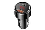 Puhelin - Adapterit & Laturit - Baseus Magic Series PPS digital display (Type-c PD+QC) Intelligent dual quick charging and car charging of 45W Black(*) - CCMLC20C-A01
