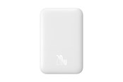 Powerbank - Baseus Airpow 6000mAh 20W Power Bank with Simple USB-C Cable (20V/3A) 30cm - White Powerbank - Valkoinen - 6000 mAh - P10022807213-00