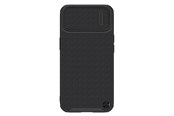 Puhelin - Kannet ja kotelot - Nillkin Textured S Case iPhone 14 Armored Case with Camera Cover Black - 6902048249530