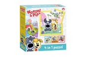 Palapelit - Bambolino Toys Woezel & Pip 4-1 Puzzle Lattia - 671690