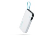 Powerbank - CUKTECH CUKP200NGLLG 55W with Built-in USB-C Cable Powerbank - Valkoinen - 20000 mAh - CUKP200NGLLG