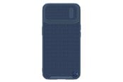 Puhelin - Kannet ja kotelot - Nillkin Textured S Case iPhone 14 Armored Case with Camera Cover Blue - 6902048249547