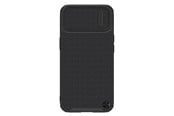 Puhelin - Kannet ja kotelot - Nillkin Textured S Case iPhone 14 Plus Armored Case with Camera Cover Black - 6902048249592