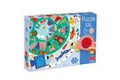 Palapelit - Jumbo Goula Puzzle XXL Discover Animals - 25 pcs. Lattia - 53177