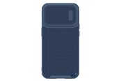Puhelin - Kannet ja kotelot - Nillkin Textured S Case iPhone 14 Pro Max Armored Case with Camera Cover Blue - 6902048249639