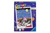 Luovat leikit - Ravensburger CreArt Paint by Numbers - Dreaming Cats - 12023262 9