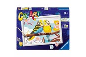 Luovat leikit - Ravensburger CreArt Paint by Numbers - Parrots - 23975 7