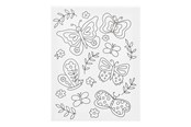 Luovat leikit - Creativ Company Painting canvas with print butterflies - 24x30cm - 257234
