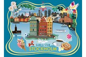Palapelit - Ravensburger Old Town Stockholm (500) - 12002021