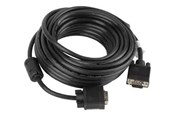 Näyttökaapeli - Lanberg - VGA cable - HD-15 (VGA) to HD-15 (VGA) - 10 m - CA-VGAC-10CC-0100-B
