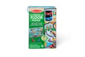 Palapelit - Melissa & Doug Floor Puzzle & Play Set Race Track Lattia - 6075155
