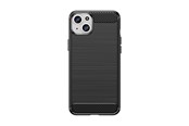Puhelin - Kannet ja kotelot - Hurtel Flexible Carbon Pattern Case for iPhone 15 Plus Carbon Case - Black - 5907769356469