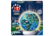 Palapelit - Ravensburger 3D Puzzle-Ball Nightlight The Earth by Night (72) 3D Palapeli - 12008055