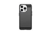 Puhelin - Kannet ja kotelot - Hurtel Flexible Carbon Pattern Case for iPhone 15 Pro Carbon Case - Black - 5907769356483