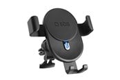 Puhelin - Adapterit & Laturit - SBS Smartphone holder with inductive charger  TESUPWIR10CLIPSTG 10W - black - TESUPWIR10CLIPSTG