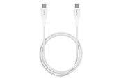 USB kaapelit - Puro Plain USB-C - USB-C 2A 1m Cable - White - CUSBCUSBCWHI