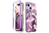 Puhelin - Kannet ja kotelot - SUPCASE Cosmo Case for iPhone 14 Plus - Pink Marble - 843439119413