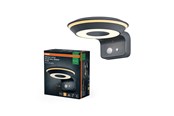 Valaisimet - Osram ENDURA Style Solar Glow Wall Sensor 420lm 3.6W/830 80mm dark grey - 4099854455674