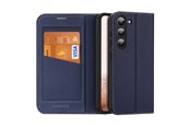 Puhelin - Kannet ja kotelot - Dux Ducis Skin X2 Case Samsung Galaxy S23+ Flip Cover Wallet Stand Blue - 6934913031438