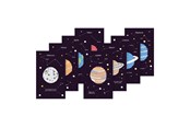 Luovat leikit - PlayMais Mosaic Cards Decorate Solar System - 161010.25