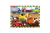 Palapelit - Melissa & Doug Wooden Chunky Puzzle Construction Puu - 3726/50296