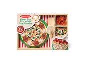 Puulelut - Melissa & Doug Food Play Wooden Pizza - 6074863