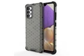 Puhelin - Kannet ja kotelot - Hurtel Honeycomb Case Armored Cover with a Gel Frame for Samsung Galaxy A03s (166.5) Black - 5907769339912