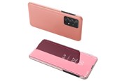 Puhelin - Kannet ja kotelot - Hurtel Clear View Case Flip Cover for Samsung Galaxy A73 Pink - 5907769340017