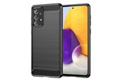 Puhelin - Kannet ja kotelot - Hurtel Carbon Case Flexible TPU Cover for Samsung Galaxy A73 Black - 5907769341397