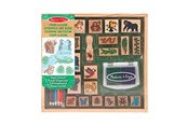 Harrastustarvikkeet - Melissa & Doug Wooden Stamp-A-Scene Rain Forest - 6074864