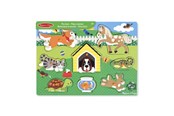 Palapelit - Melissa & Doug Wooden Peg Puzzle Pets Puu - 6075164