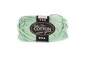 Luovat leikit - Creativ Company Cotton yarn Size 8/8 L: 80-85 M Mint Green - 50gr. - 461210